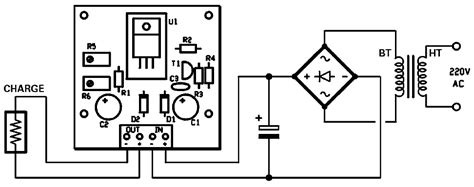 figure  application du regulateur comme stabilisateur de tension
