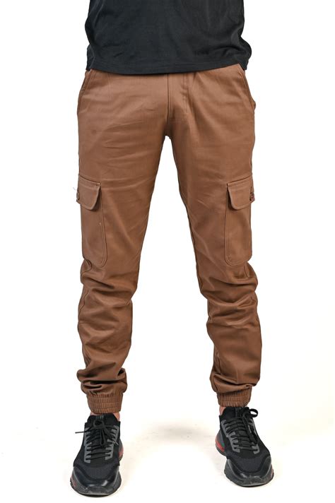 brown cargo pants men 10