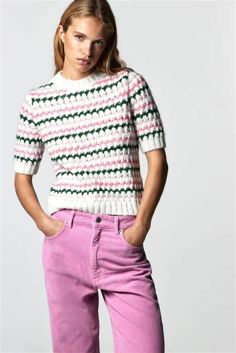Zara Striped Knit Sweater | The 8 Best Sweater Trends to Shop For Fall ...