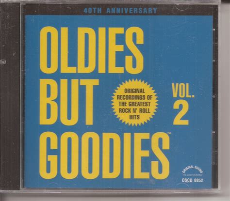 Oldies But Goodies Vol 2 Original Recordings Of The Greatest Rock N Roll Hits CD - CDs