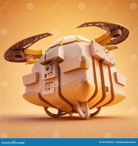 Drone Delivery Service. Modern Innovative Technology and Gadget Stock