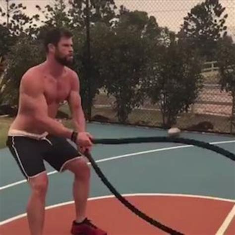 See Chris Hemsworth's Insane Workout Routine