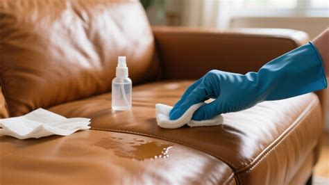 how to clean a leather couch from dog urine