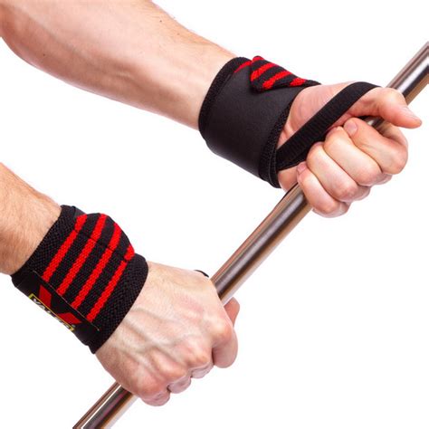 Бинты кистевые для жима Полиэстер / Эластан липучка 2 шт STRENGTH WRIST ...