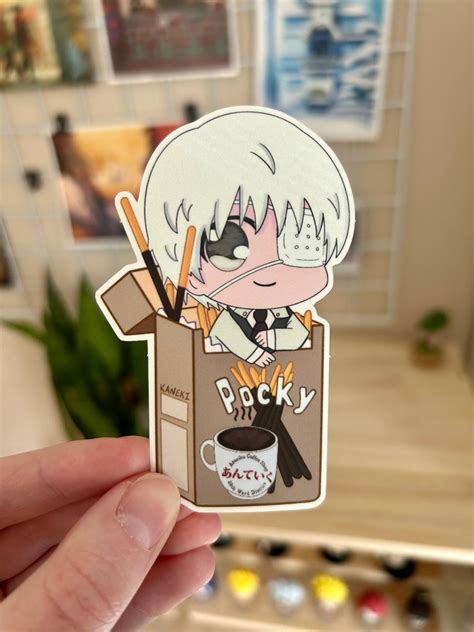 Anime Pocky Sticker - Etsy
