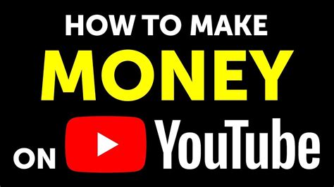 How to Earn Money on YouTube: 6 Tips for Beginners - YouTube