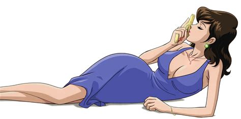 lupin iii mine fujiko cleavage dress gun no bra | #263888 | yande.re