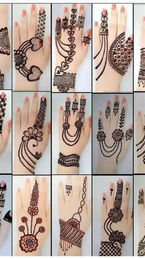 mehndi design | Mehndi designs for hands, Simple mehndi designs fingers ...