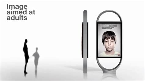 Child Abuse Ad Uses Lenticular Printing to Help Children While ...