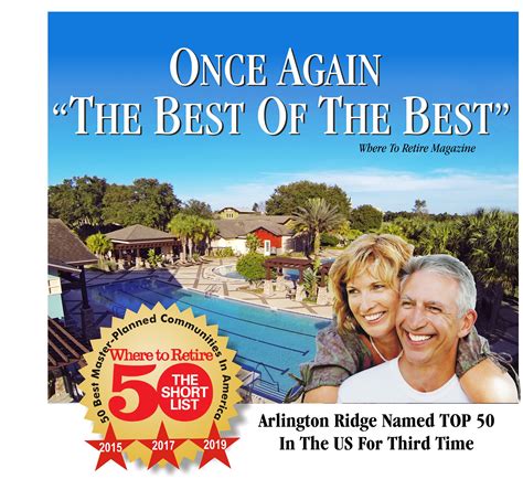 "THE BEST OF THE BEST" - Arlington Ridge Florida Retirement Community