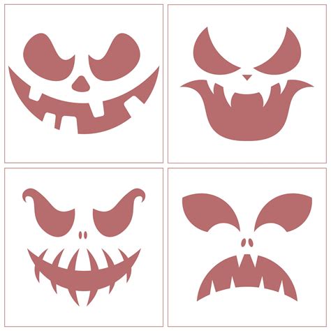 Free Printable Pumpkin Carving Templates! Easy Fun - Printables for