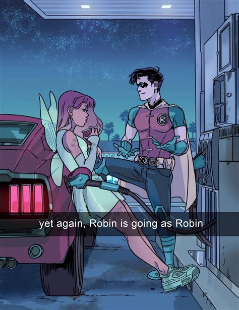 Robin and Starfire Halloween costumes fanart by Gabriel Picolo. : r