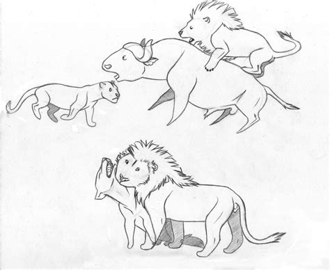 lion hunts — Weasyl