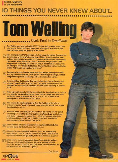 Tom Welling younger years scans – Naked Male celebrities