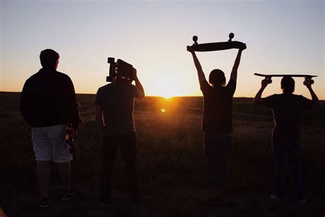 images silhouette light people sunset skateboarding dusk