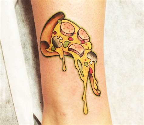 pizza slice tattoo bronctattooauscom