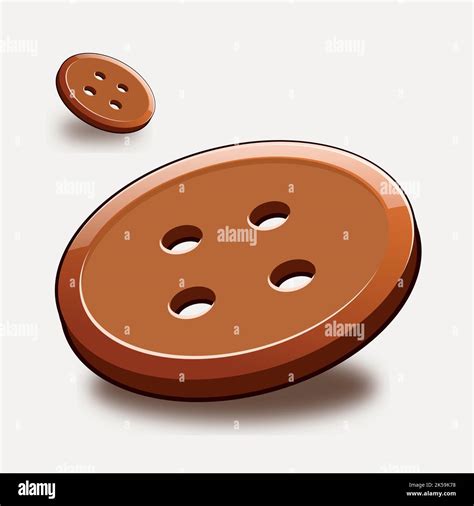 brown button clipart illustration vector stock vector image art alamy