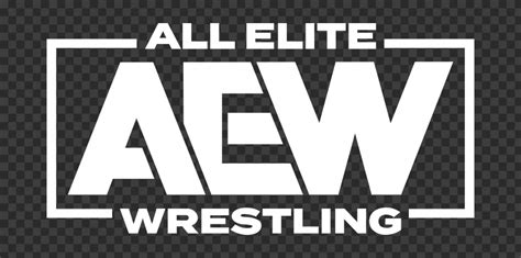 White AEW All Elite Wrestling Logo | Citypng