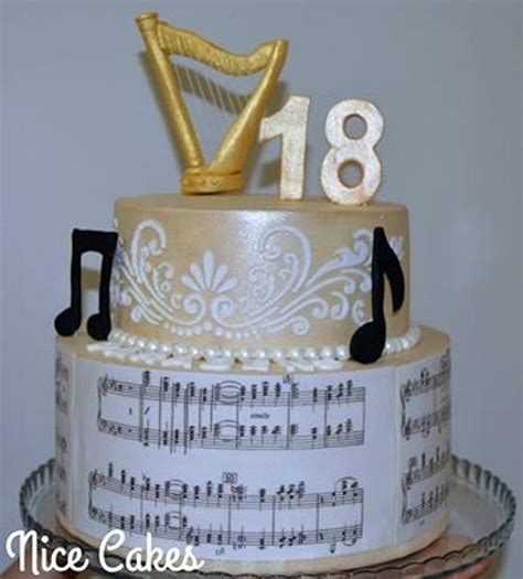 Harp cake - Cake by Paula Rebelo - CakesDecor