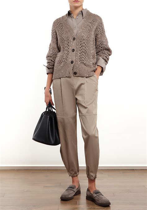 Кардиган Brunello Cucinelli MPT361506 цвет бежевый - купить в интернет ...