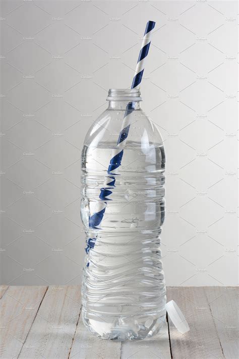 Water Bottle With Straw | Food Images ~ Creative Market
