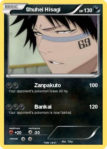 Pokémon Shuhei Hisagi - Zanpakuto - My Pokemon Card