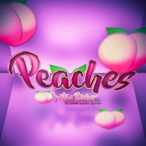 PuYi on Twitter: "Justin Bieber - Peaches FanArt Cover Art 2021