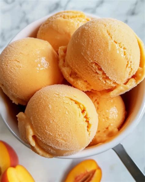 peach sorbet recipes 1