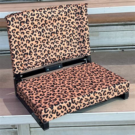 Leopard Print Folding Stadium Seat – The Last Stag