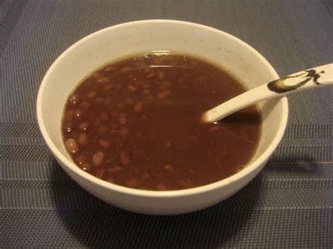 Sweet Red Bean Soup (紅豆沙) recipe - YouTube | Sweet red bean, Red bean soup, Red beans