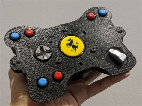 3D Printed Thrustmaster T300 GTE Front Button Plate by jtkw | Pinshape