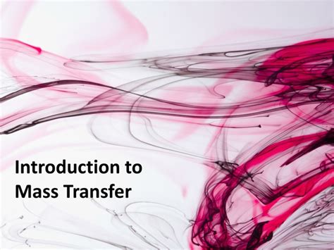 introduction  mass transfer powerpoint