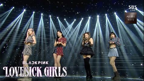 blackpink lovesick girls  sbs inkigayo    week youtube