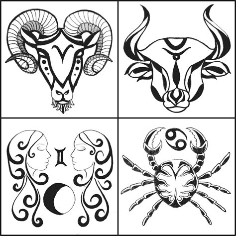 Astrology Drawings at PaintingValley.com | Explore collection of