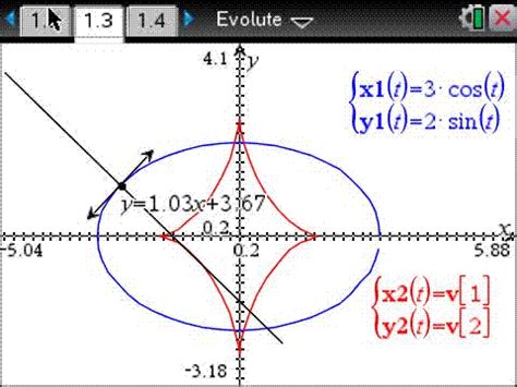 Evolute and Involute - ticalc.org