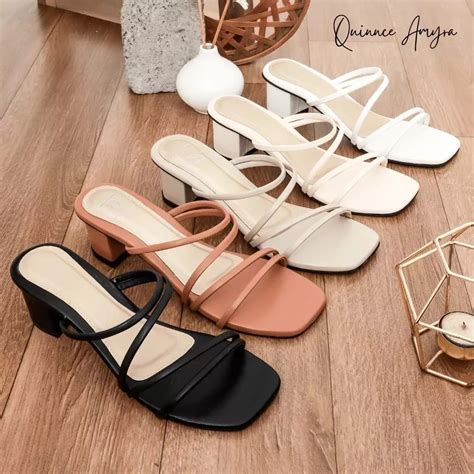 jual promo sandal wanita heels cm terlaris  sandal wanita elegan