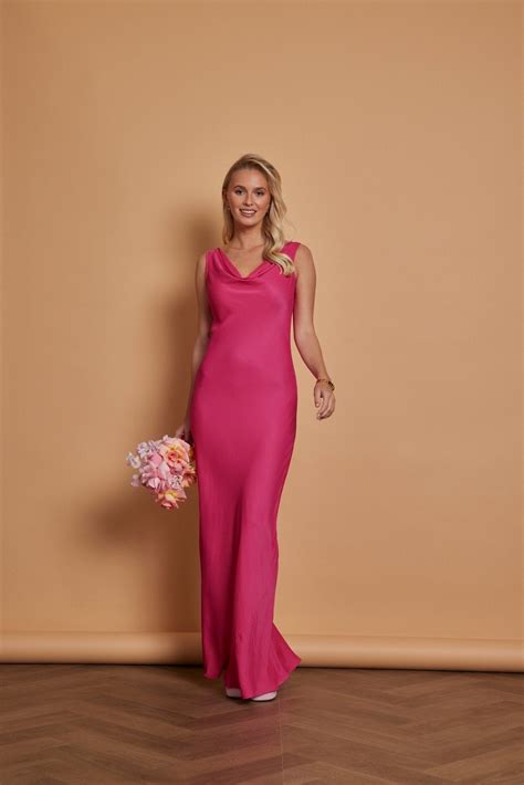 Our Pandy Hot Pink Bridesmaid Dress | Maids to Measure UK