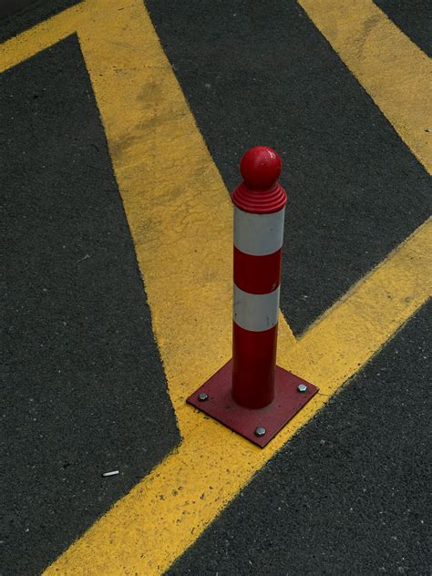 close    bollard  stock photo