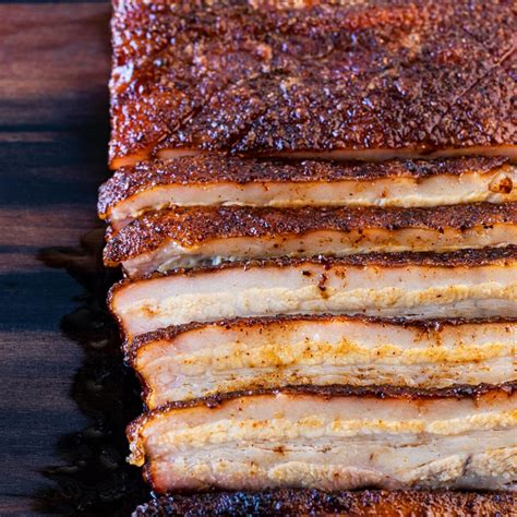 how long to smoke pork belly at 250