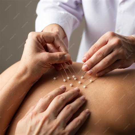 Calming Acupuncture Photos for Wellness and Relaxation | Premium AI-generated image
