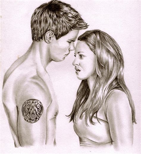 Jacob and Bella by adzbell on DeviantArt