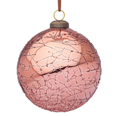 sphere en verre glacier rose dmm