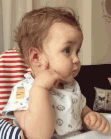thinking baby gif