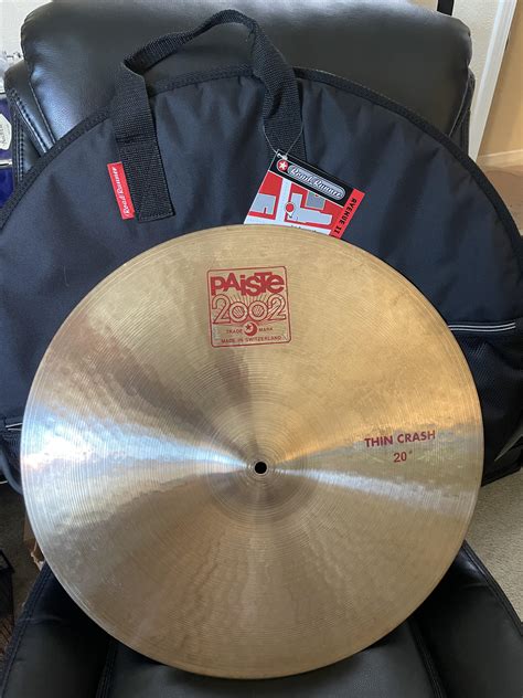 Scored a discontinued Paiste 2002 20” thin crash on Craigslist for $125