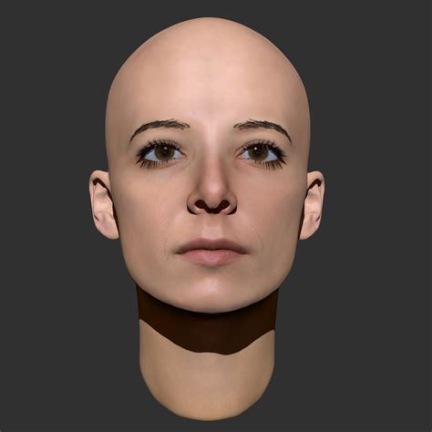 Beauty woman head 3D Model $70 - .ztl - Free3D