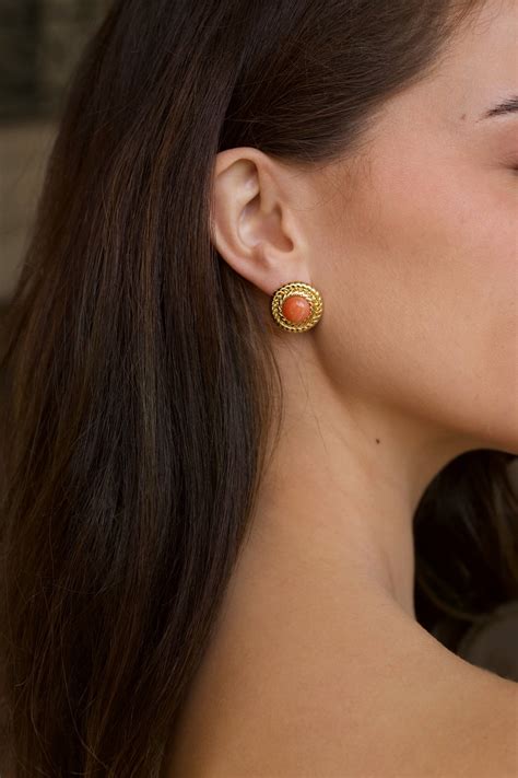 August Birthstone Earrings | Sardonyx Jewelry – Gaâla