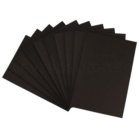 CleverDelights 8 x 12 Inch Black Foam Sheets - 10 Pack - Extra Thick ...