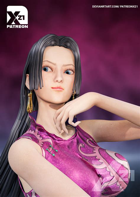 Boa Hancock - Blender (naked body included) by PatreonX21 on DeviantArt