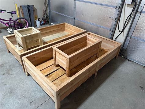 Custom Size Planter Boxes for summer gardens! 36x16x16 $75 16x14x16 $35