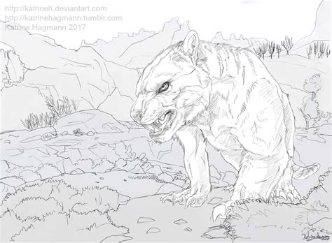 Thylacoleo by KatrineH on DeviantArt